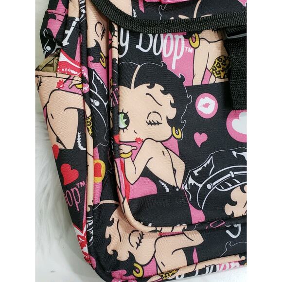 NEW Betty Boop 13" Backpack Purse Lady Carry All Travel Book Bag Retro y2k - Picture 4 of 6